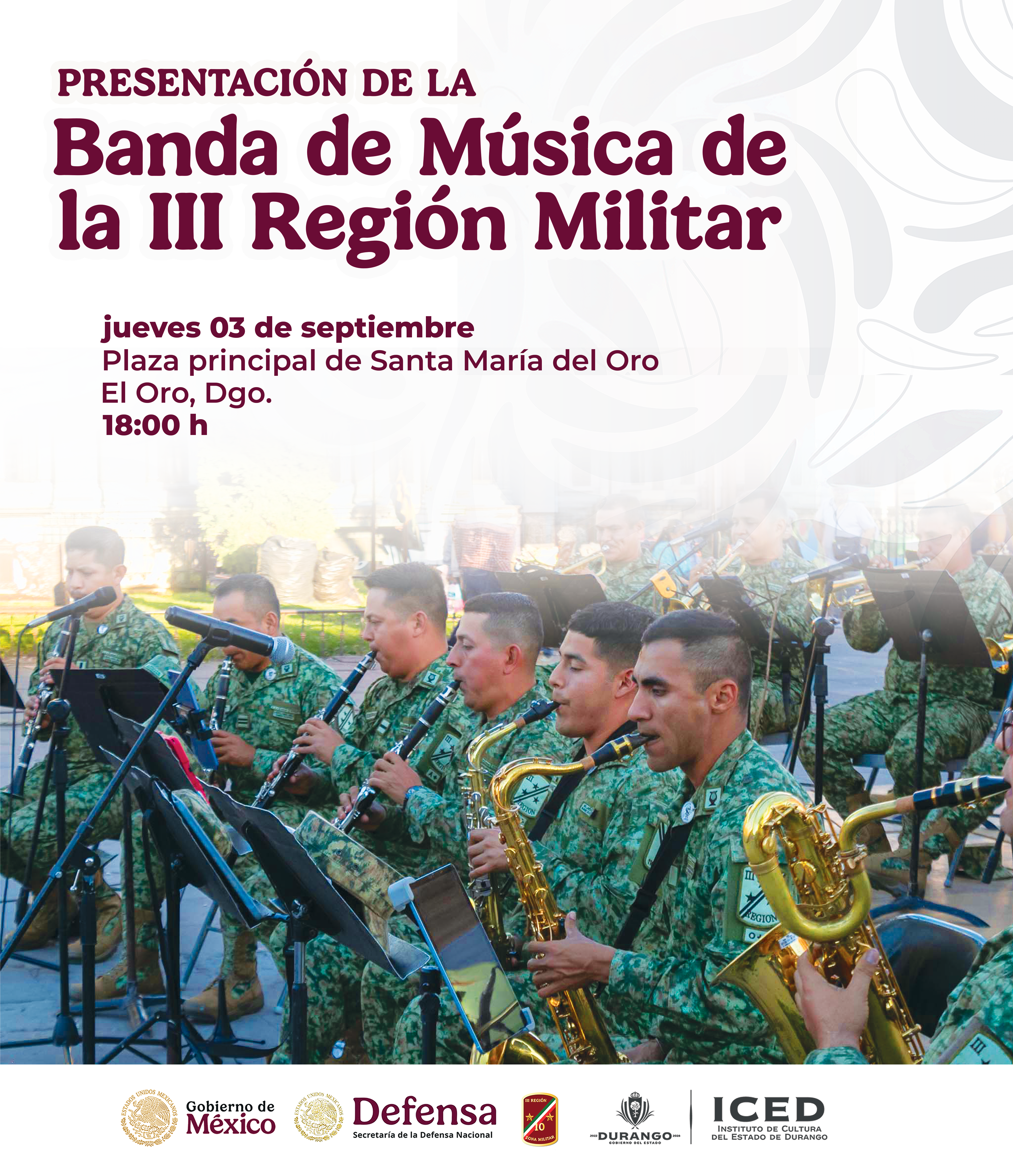 Banda de música de la III Regiòn militar